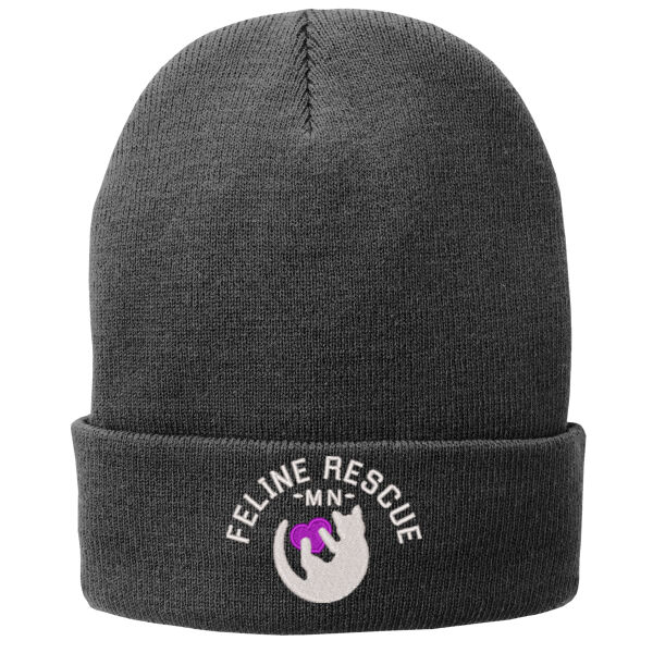 Port & Company® Fleece-Lined Knit Cap - Embroidered Logo Thumbnail