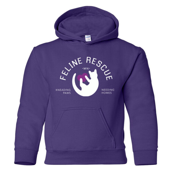 Gildan - Heavy Blend™ Youth Hooded Sweatshirt - Printed Logo Thumbnail