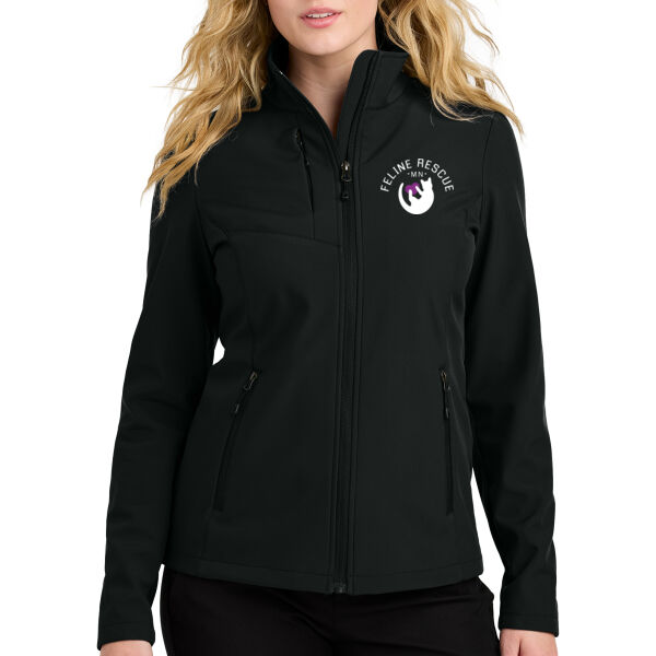Port Authority® Women’s C-FREE® Core Soft Shell - Printed Logo Thumbnail
