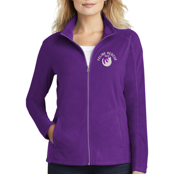 Port Authority® Women's Microfleece Jacket - Embroidered Logo Thumbnail