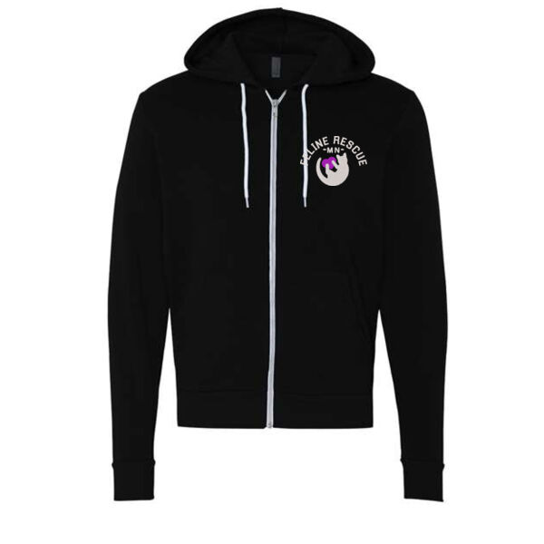 BELLA+CANVAS - Unisex Sponge Fleece Full-Zip Hoodie Sweatshirt - Embroidered Logo Thumbnail