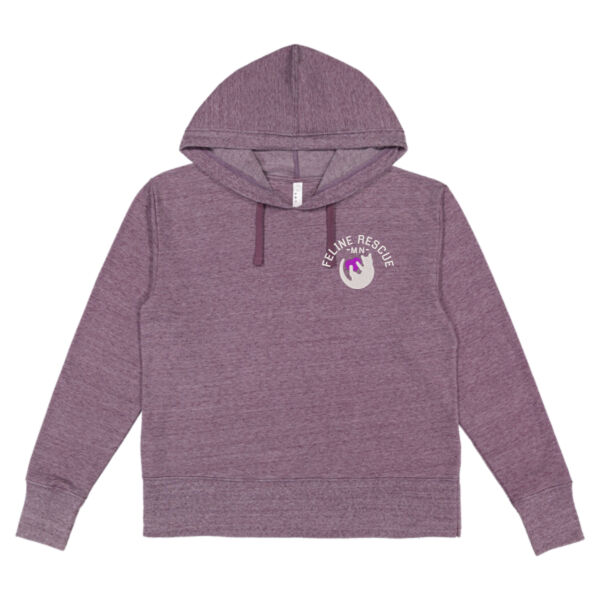 LAT - Women's Vintage Wash Hoodie Sweatshirt - Embroidered Logo Thumbnail