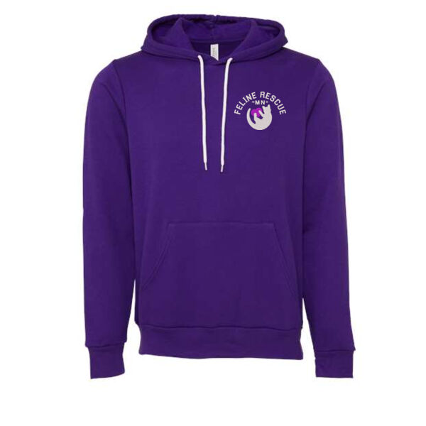BELLA+CANVAS - Unisex Sponge Fleece Hoodie Sweatshirt - Embroidered Logo Thumbnail