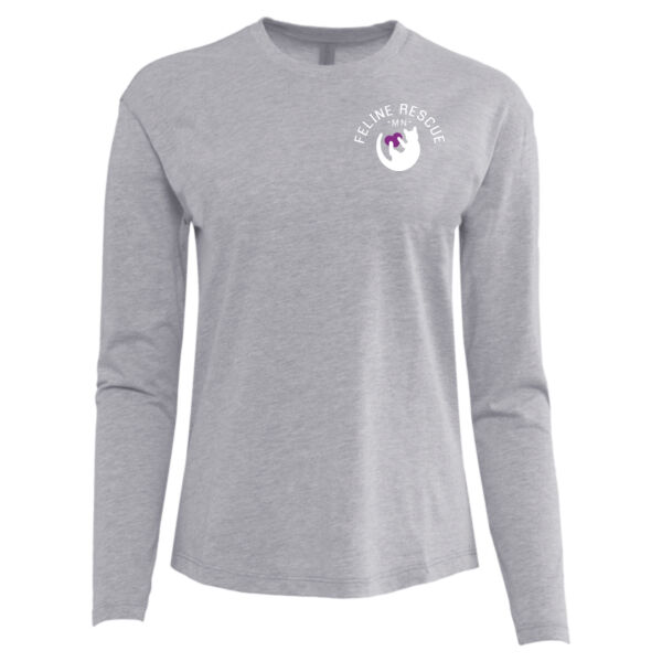 Next Level - Women's Cotton Relaxed Long Sleeve T-Shirt - Printed Logo Thumbnail