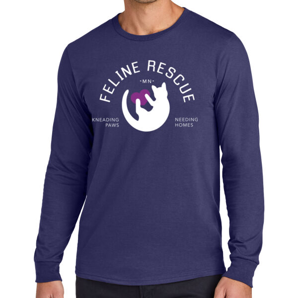 Jerzees Classics - Unisex Cotton Long Sleeve T-Shirt - Printed Logo Thumbnail