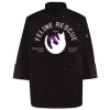 Ten Pearl Button Black Chef Coat Thumbnail