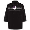 Ten Pearl Button Black Chef Coat Thumbnail