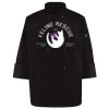 Ten Pearl Button Black Chef Coat Thumbnail