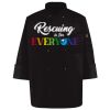 Ten Pearl Button Black Chef Coat Thumbnail